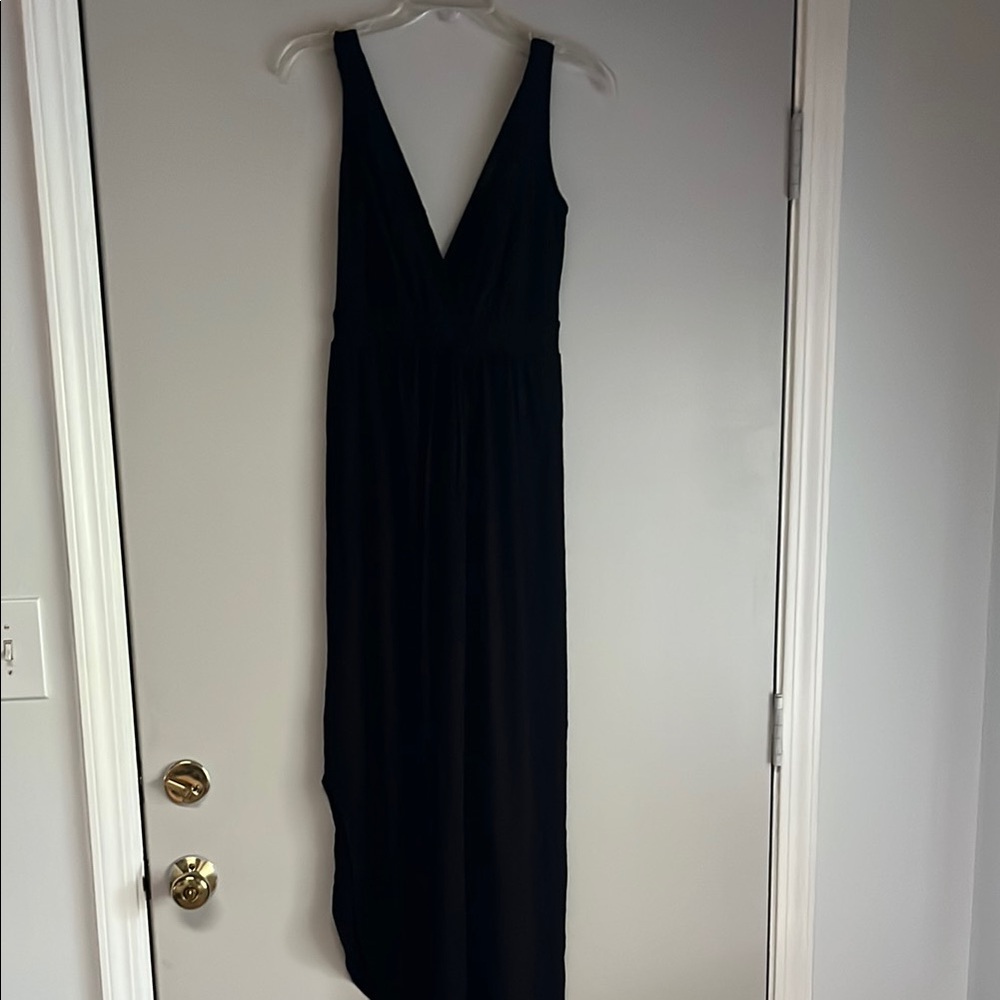 Casual Black Sleeveless Dress